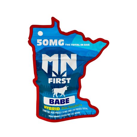 MN First Blue Rasberry Hybrid Gummies